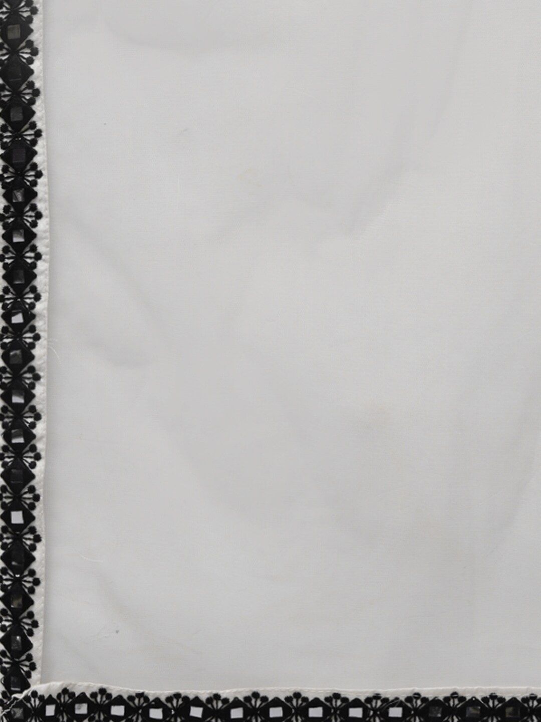Dhiyona IE Women White Yoke Design Regular Kurta with Palazzos & With Dupatta
