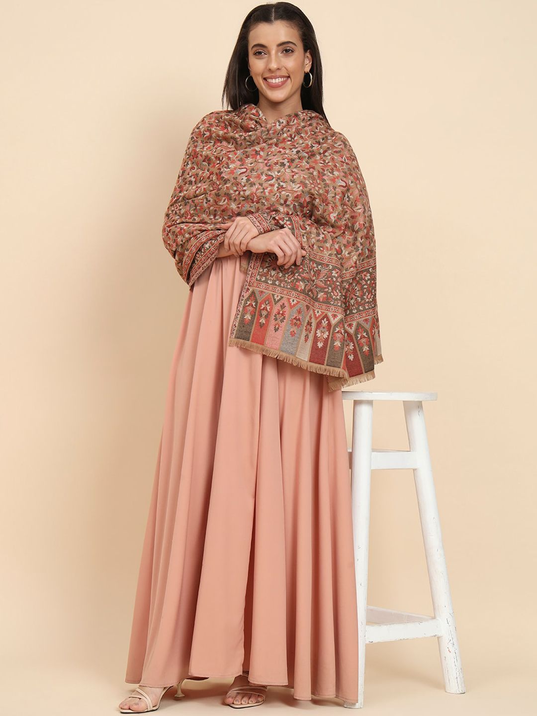 Dhiyona PA Floral Woven Design Shawl