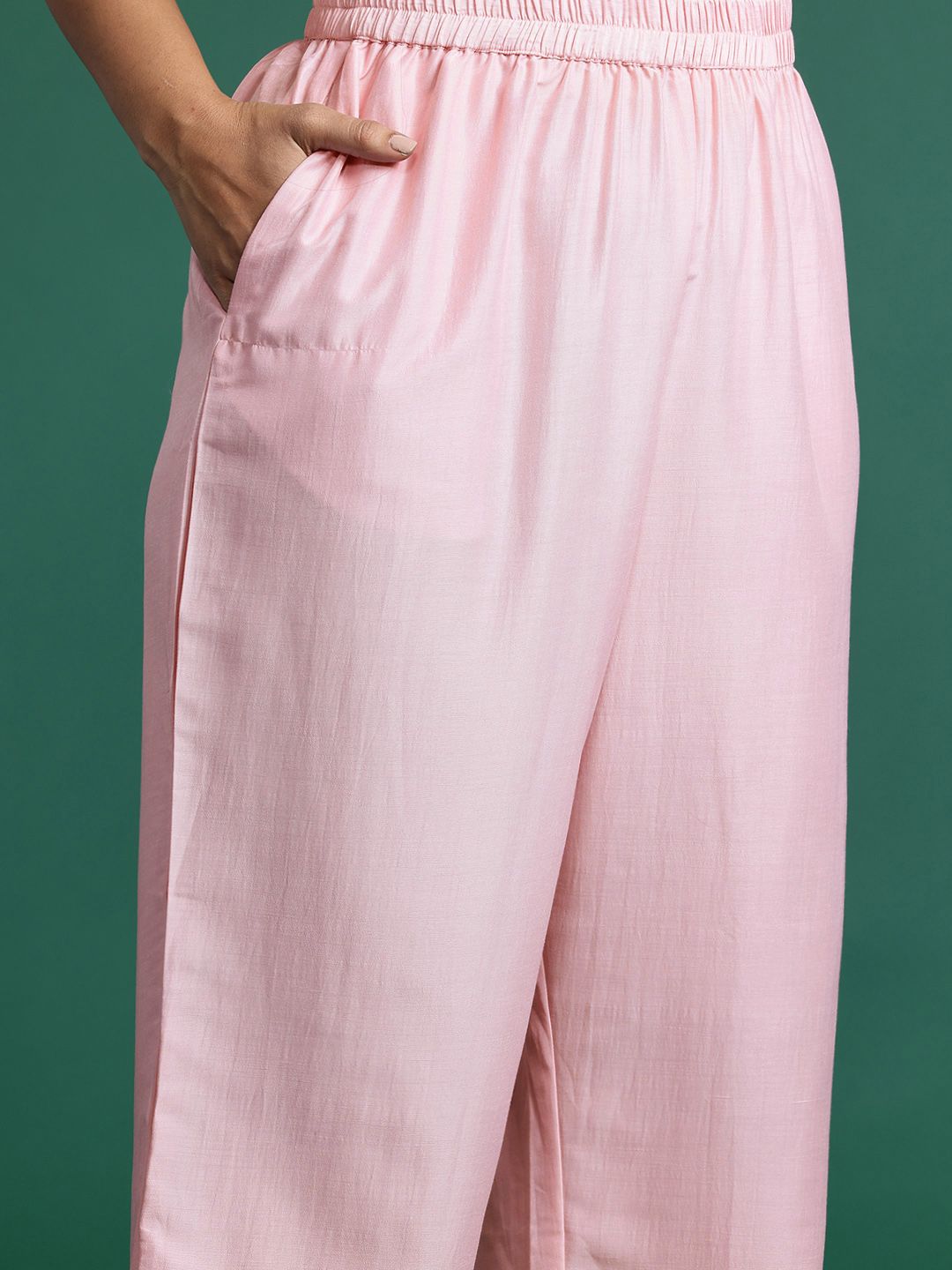 Dhiyona IE Embroidered Kurta with Trousers & Dupatta