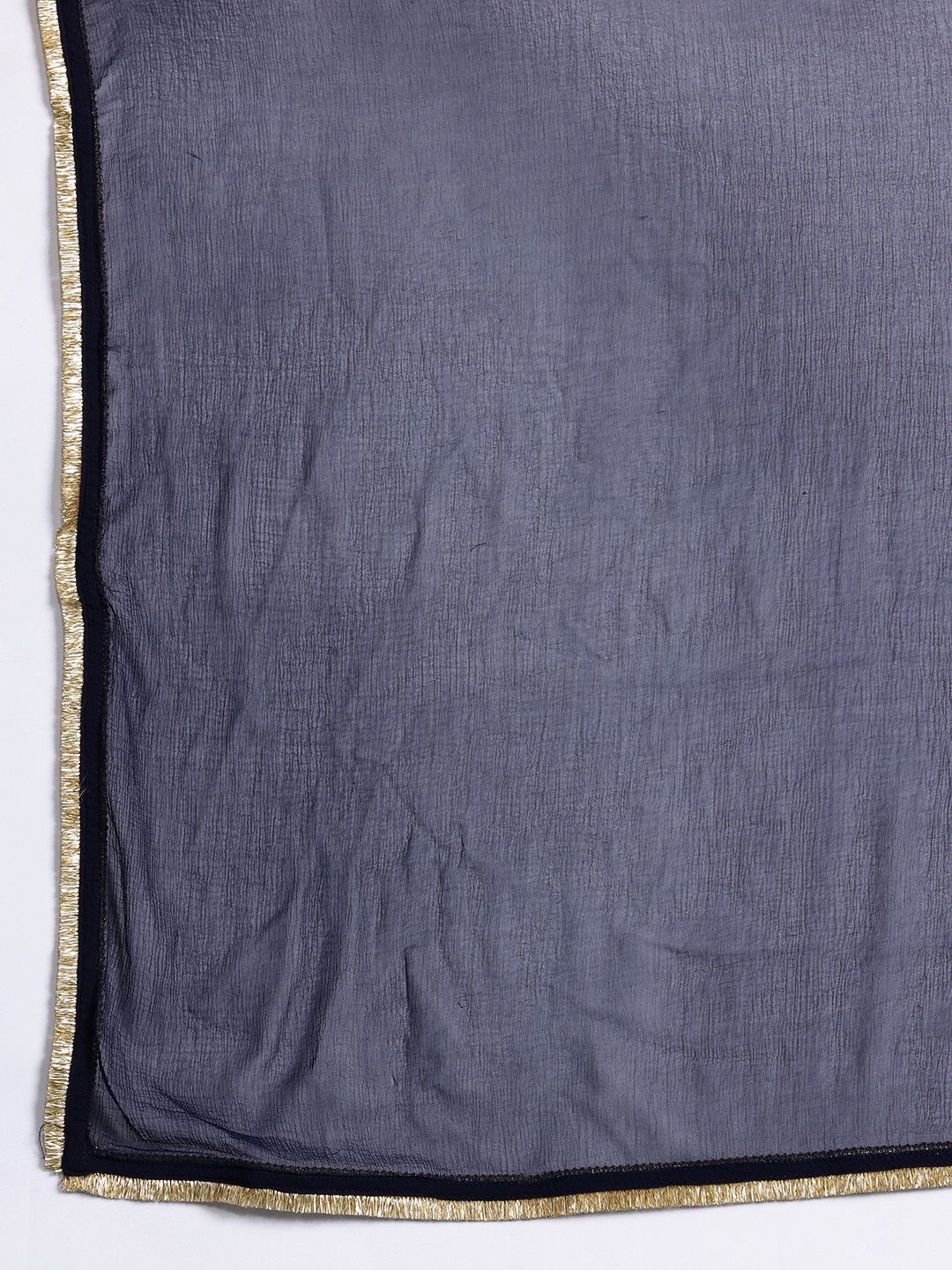 Dhiyona IE Ethnic Motifs Regular Sequinned Kurta with Trousers & With Dupatta