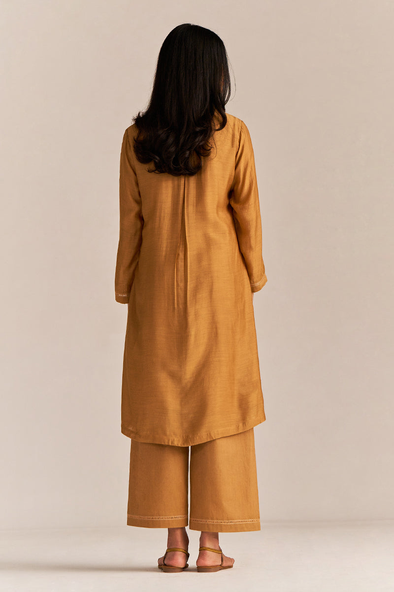Dhiyona GF Women's Cinnamon Embroidered Co-ord Set