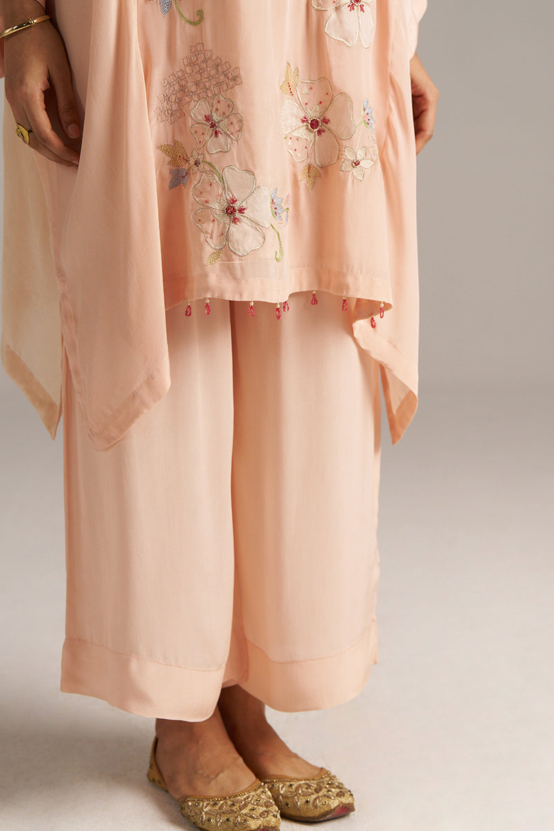 Dhiyona GF Women's Scallop Shell Crepe Silk Co-ord Set
