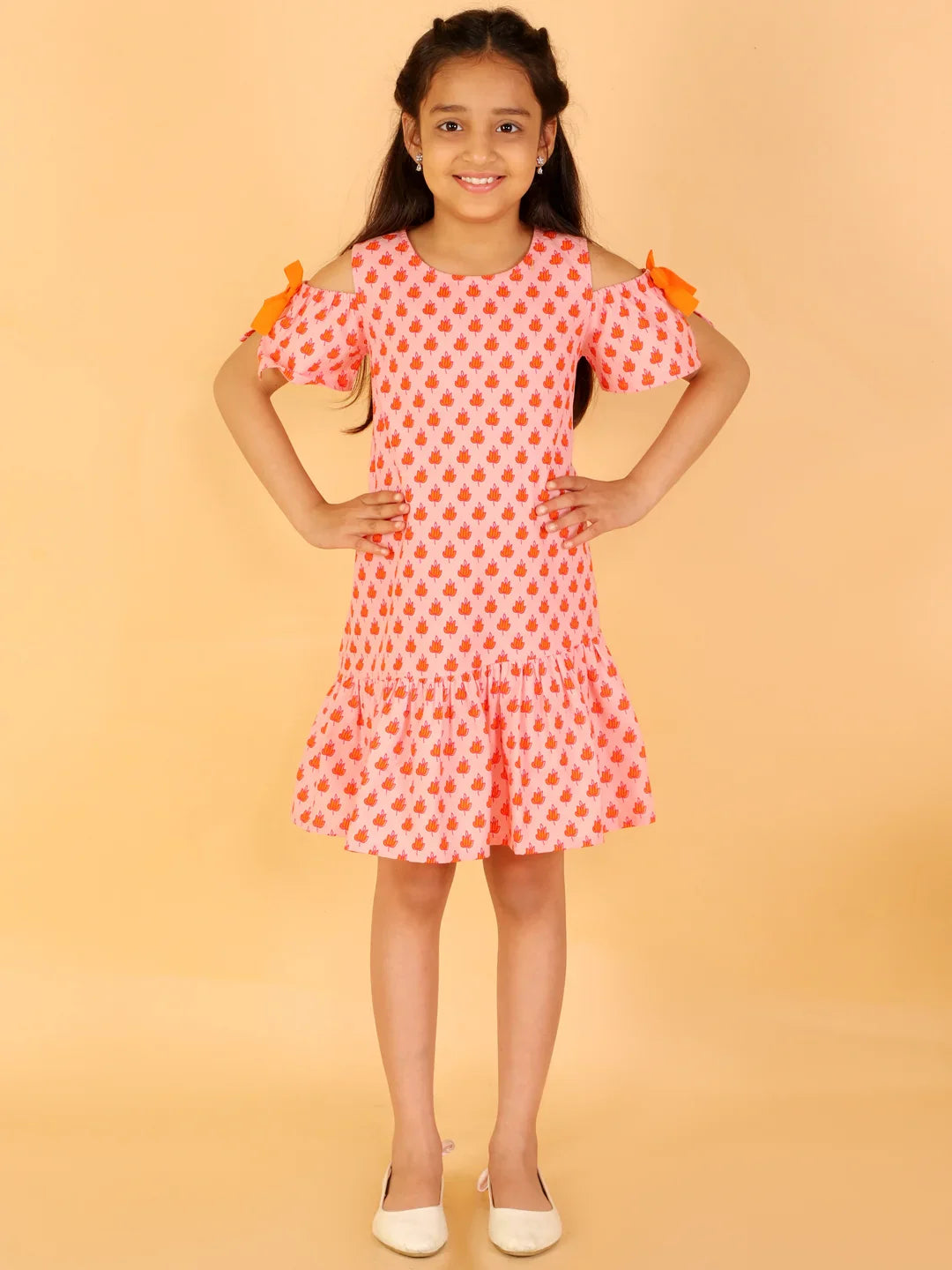 Girls Stylish printed dress