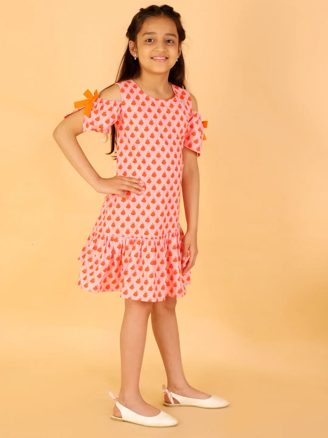 Girls Stylish printed dress