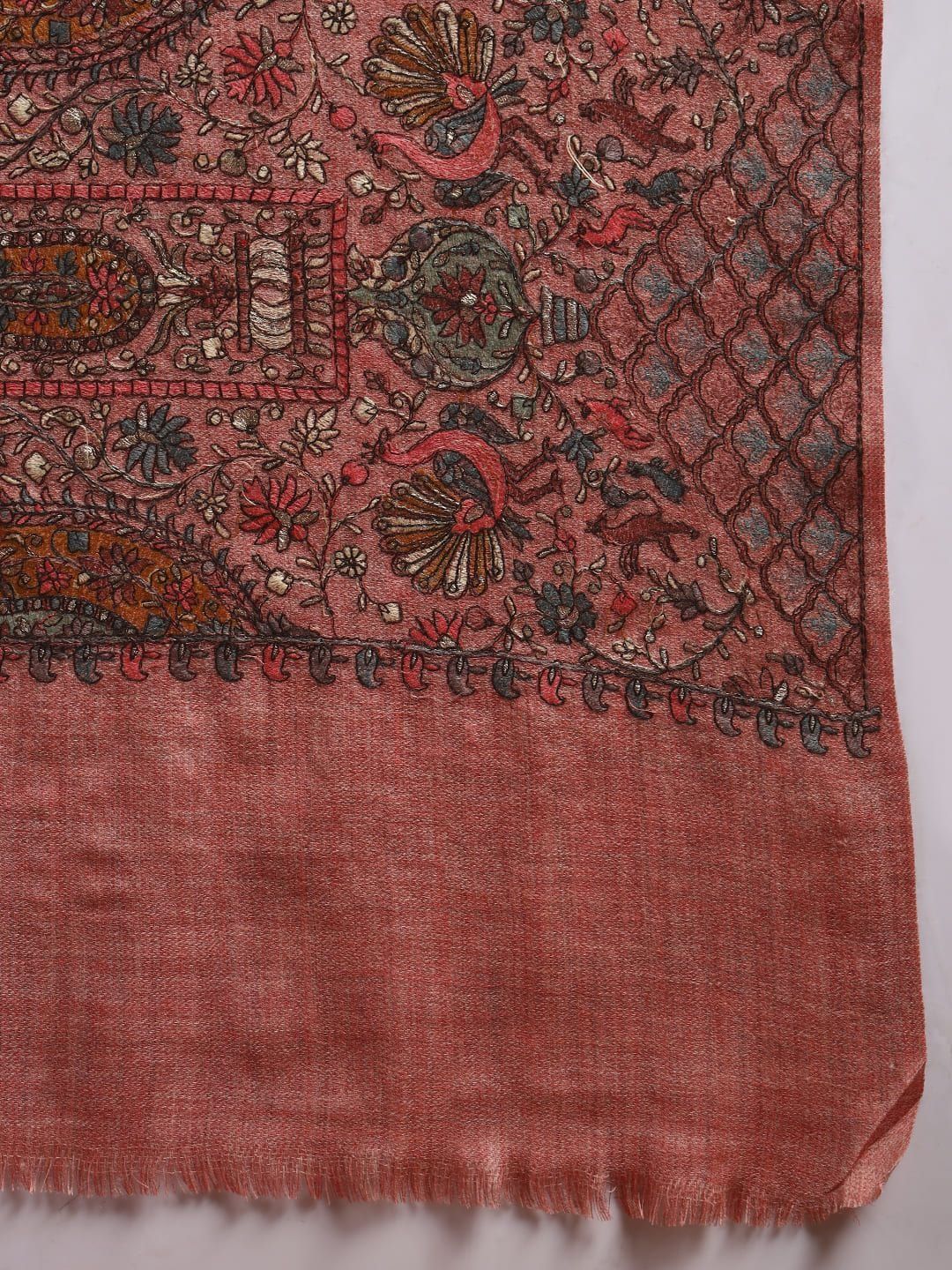 Dhiyona PA Women Ethnic Motifs Embroidered Shawl