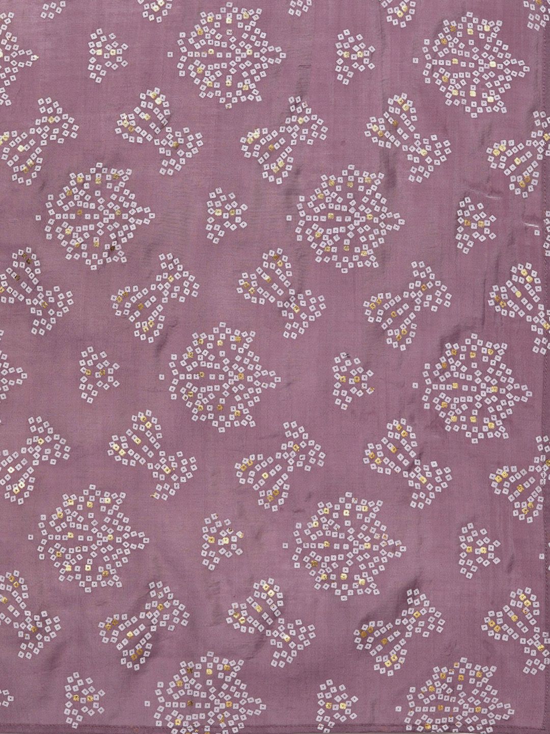 Dhiyona VA Women's Mauve Ethnic Motifs Gotta Patti Kurta with Trousers & With Dupatta