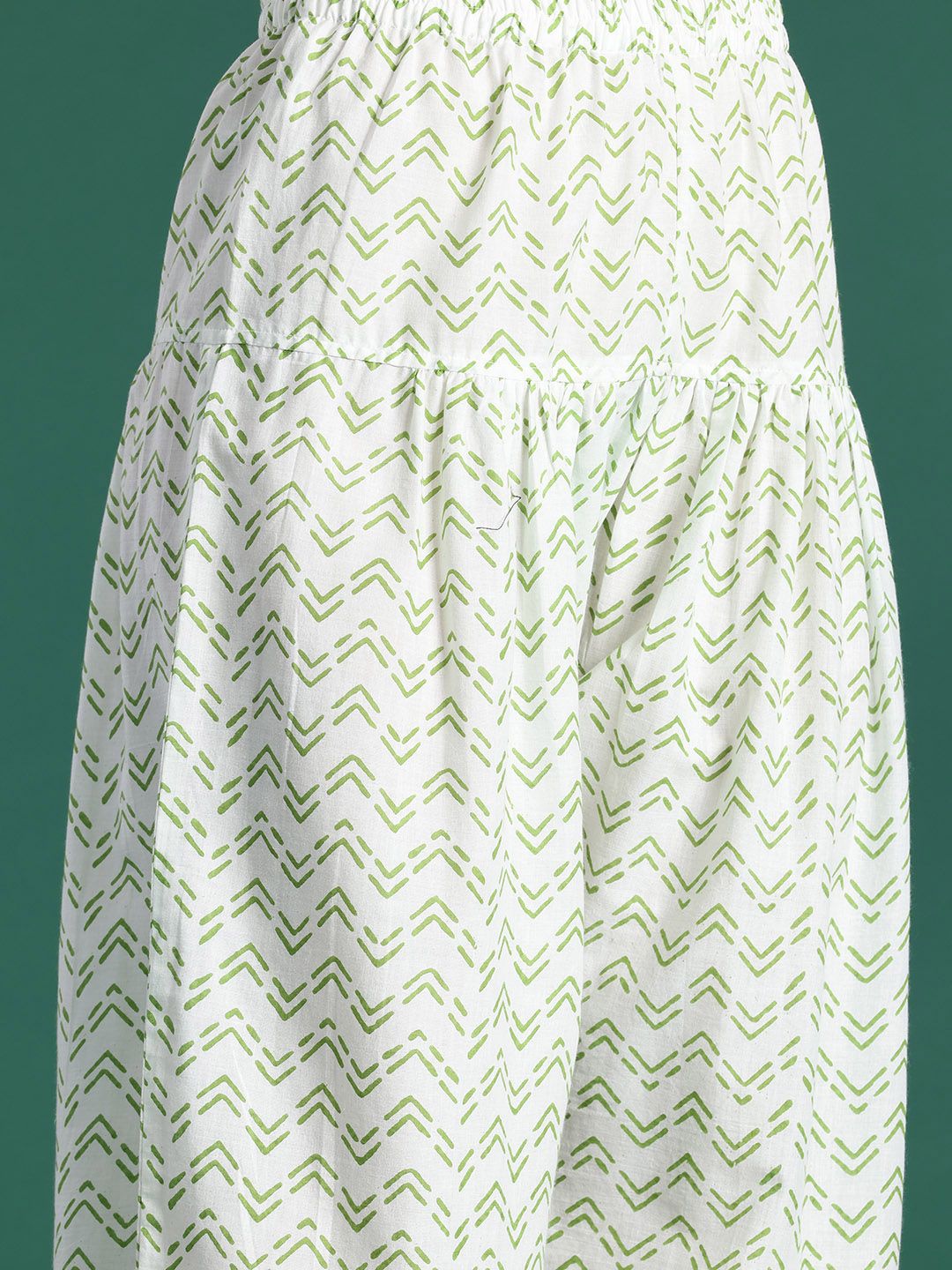 Dhiyona IE Floral Printed Pure Cotton Kurta with Salwar & With Dupatta