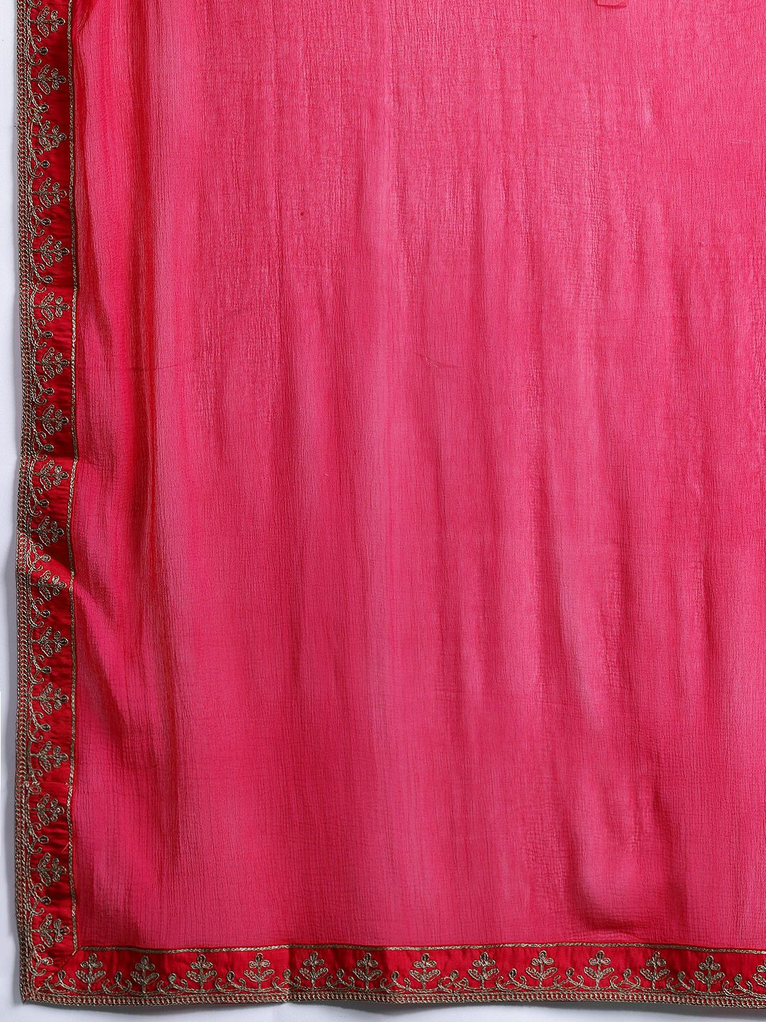 Dhiyona IE Plus Size Ethnic Motifs Embroidered Sequinned Kurta with Trousers & With Dupatta