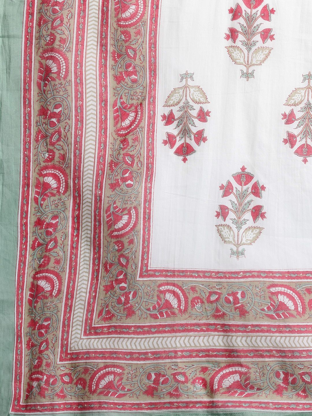 Dhiyona IE Floral Printed Pure Cotton Kurta with Salwar & With Dupatta