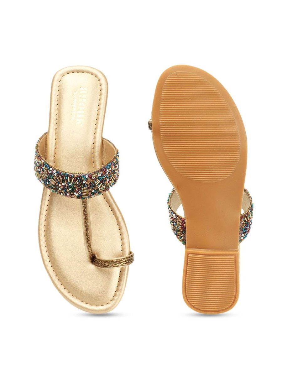 Dhiyona AK Embellished One Toe Flats