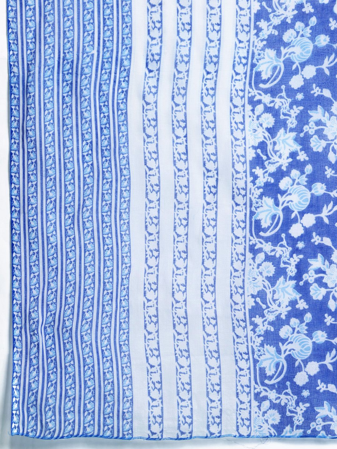 Dhiyona IE Floral Printed Pure Cotton Kurta with Trousers & Dupatta