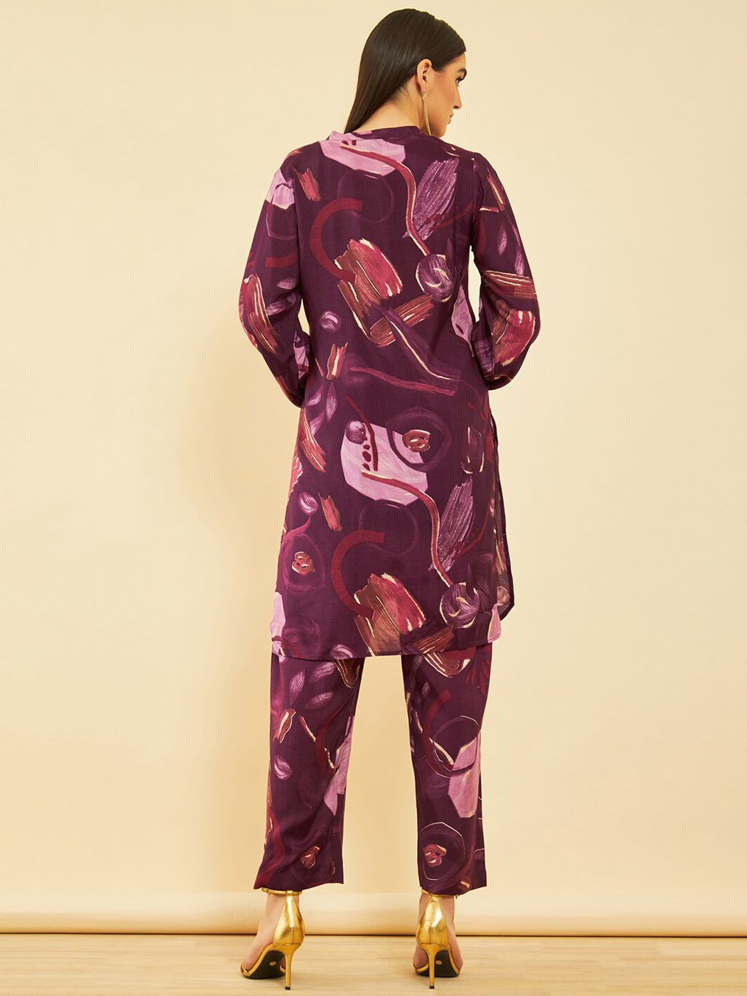 Dhiyona SO Women's Women Printed Regular Kurta with Trousers