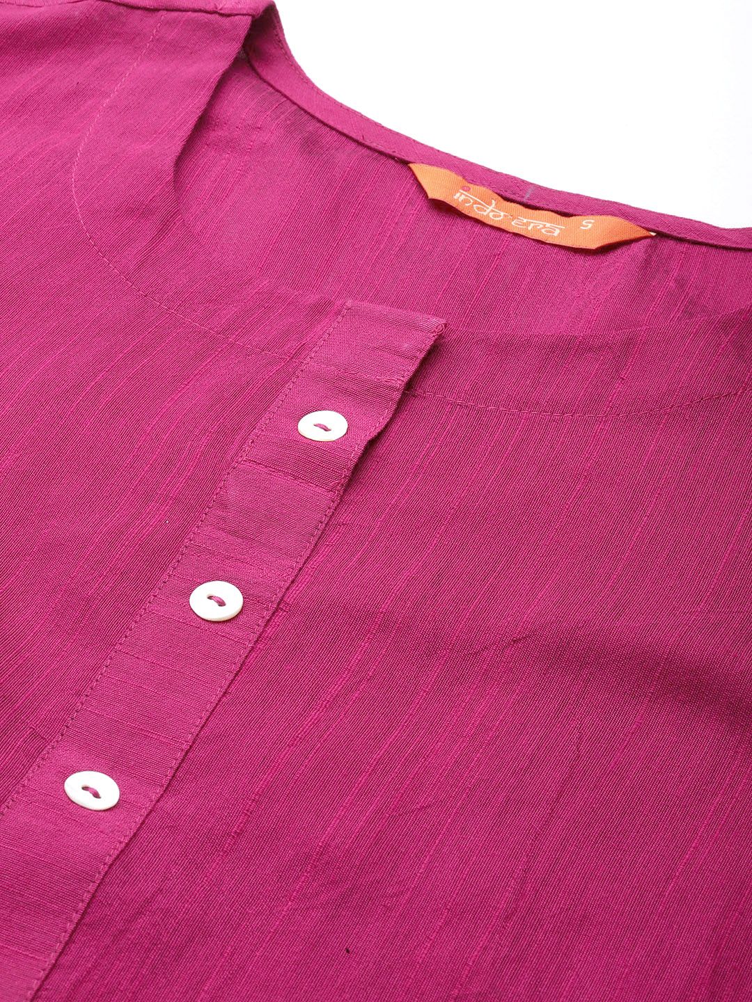 Dhiyona IE Women Solid Raw Silk Kurta