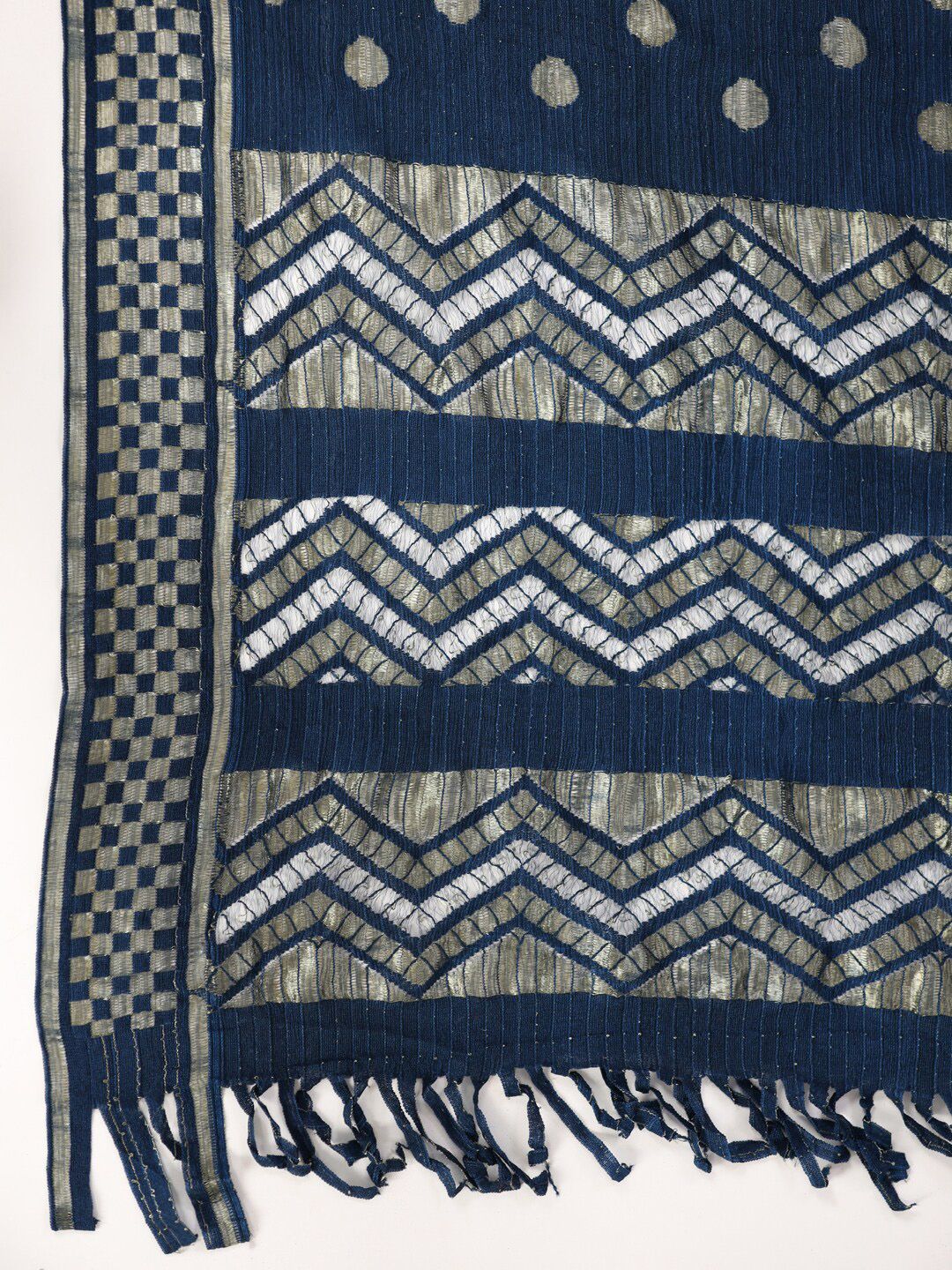 Dhiyona OD Ethnic Motifs Yoke Design Kurta With Trousers & Dupatta