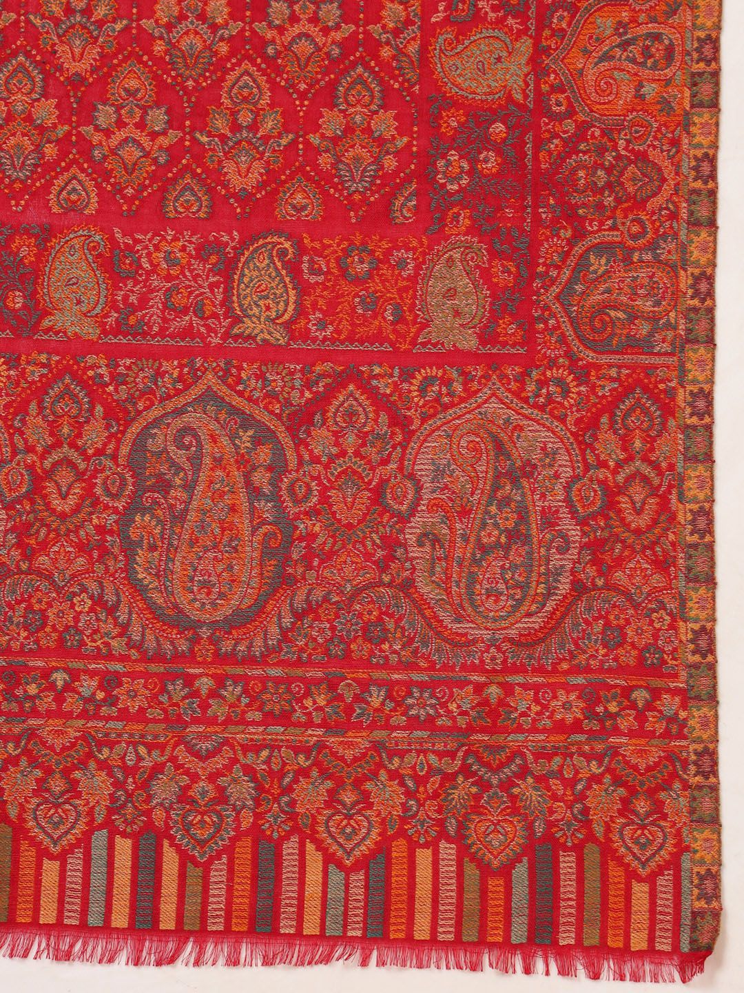 Dhiyona PA Floral Woven Design Gulraiz Kaani Woolen Shawl