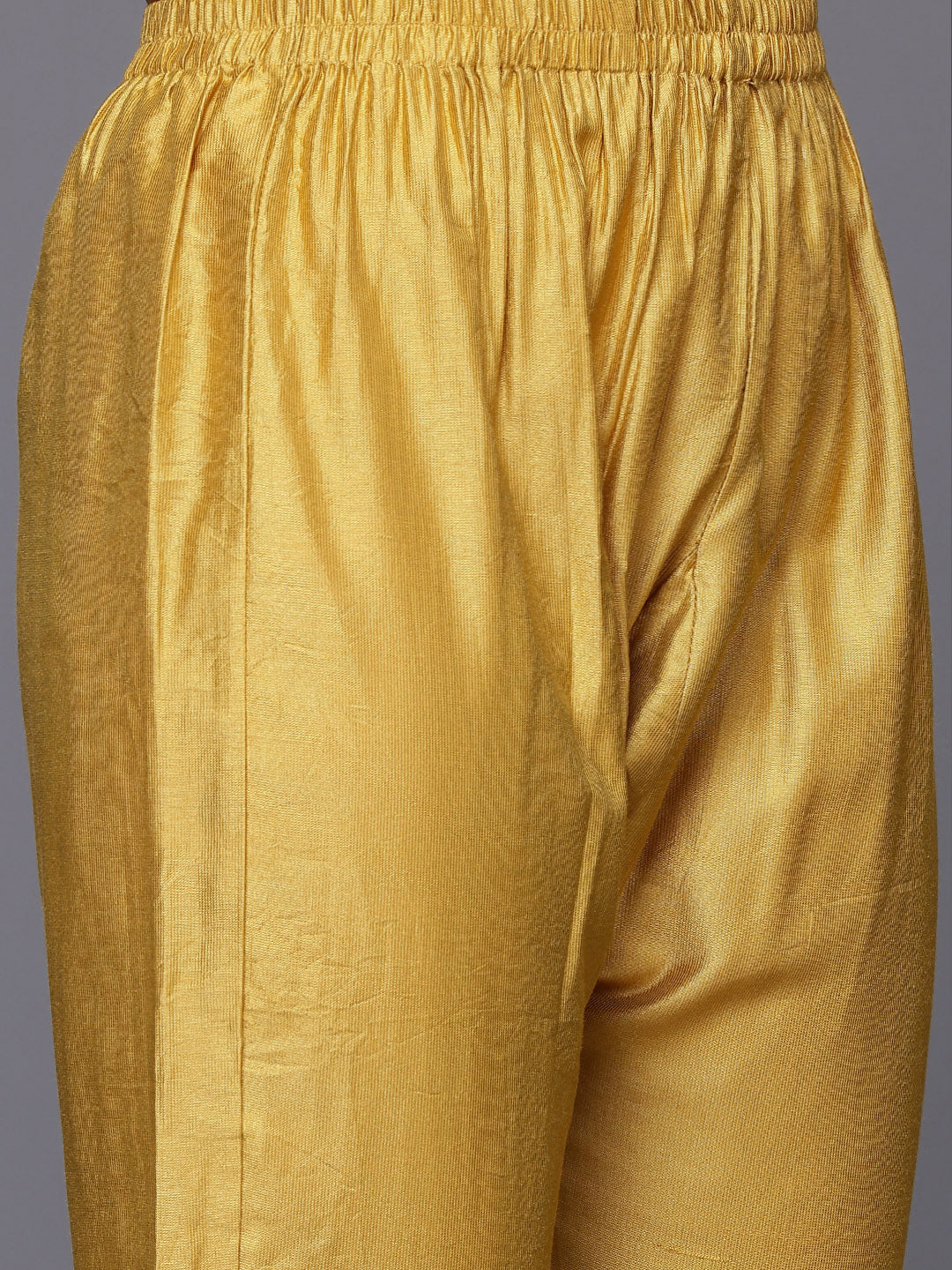 Dhiyona VR Women's Yellow Floral Thread Embroidered Anarkali Kurta Paired With Bottom And Dupatta