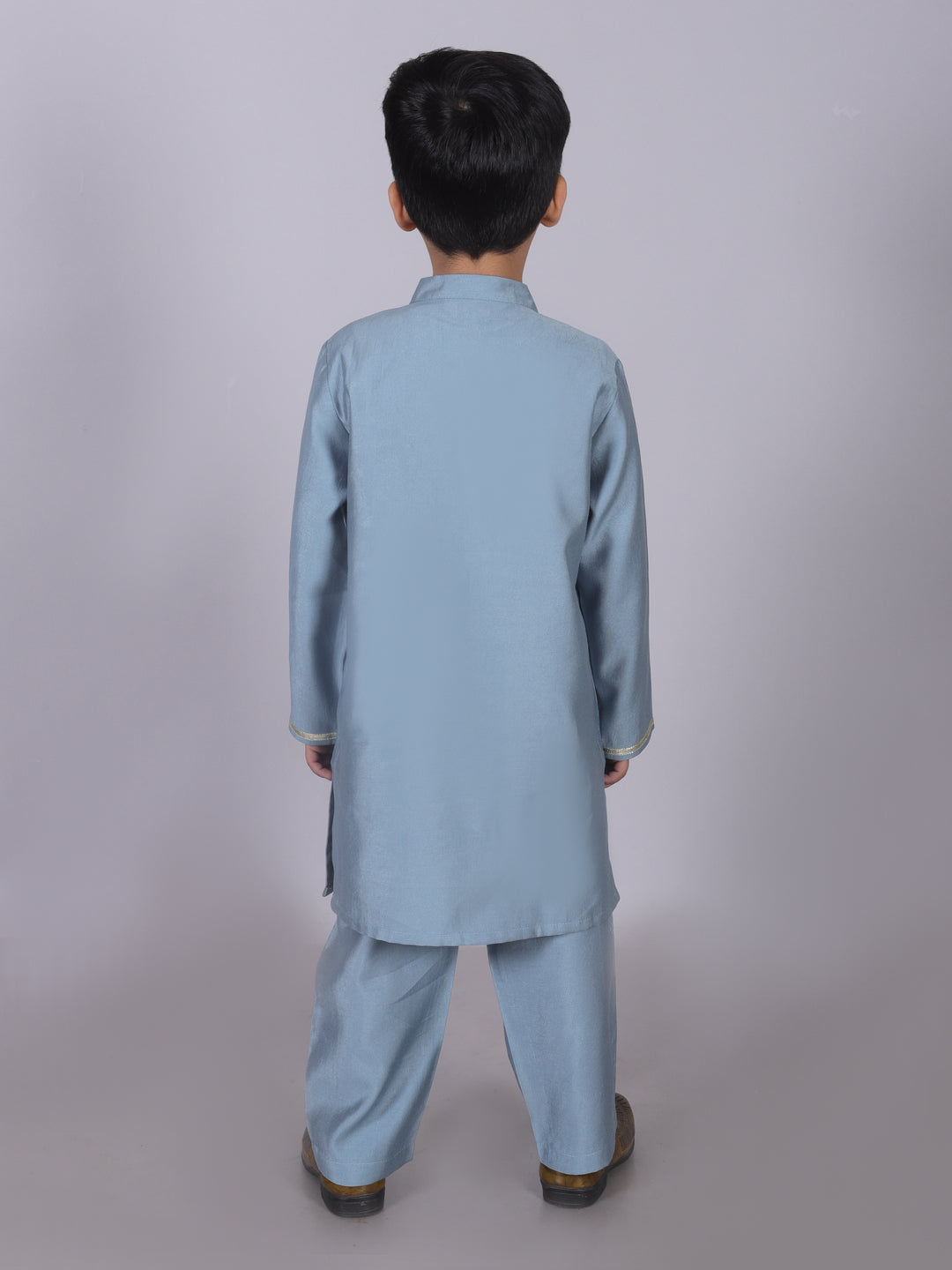 Zarqa Boys Blue Kurta with Pant set