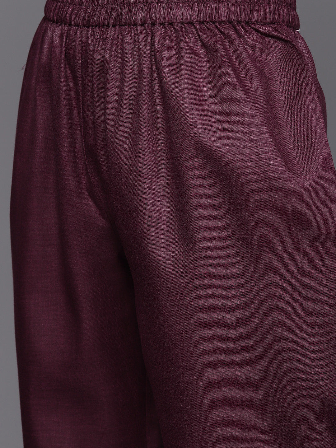 Dhiyona VR Women's Strap Kurta Paired With Tonal Bottom And Printed Dupatta