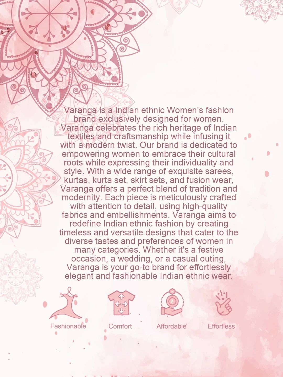 Dhiyona VA Women'sFloral Embroidered Sequnnied V-Neck Straight Kurta With Trousers & Dupatta