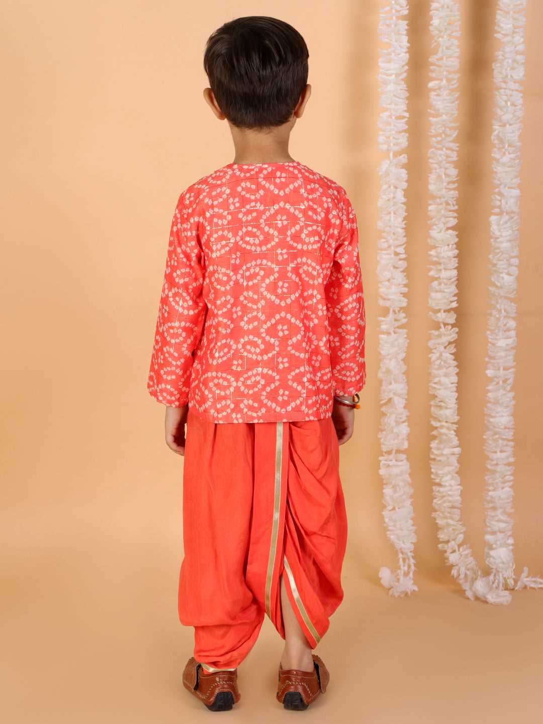 Boys printed kurta dhoti set