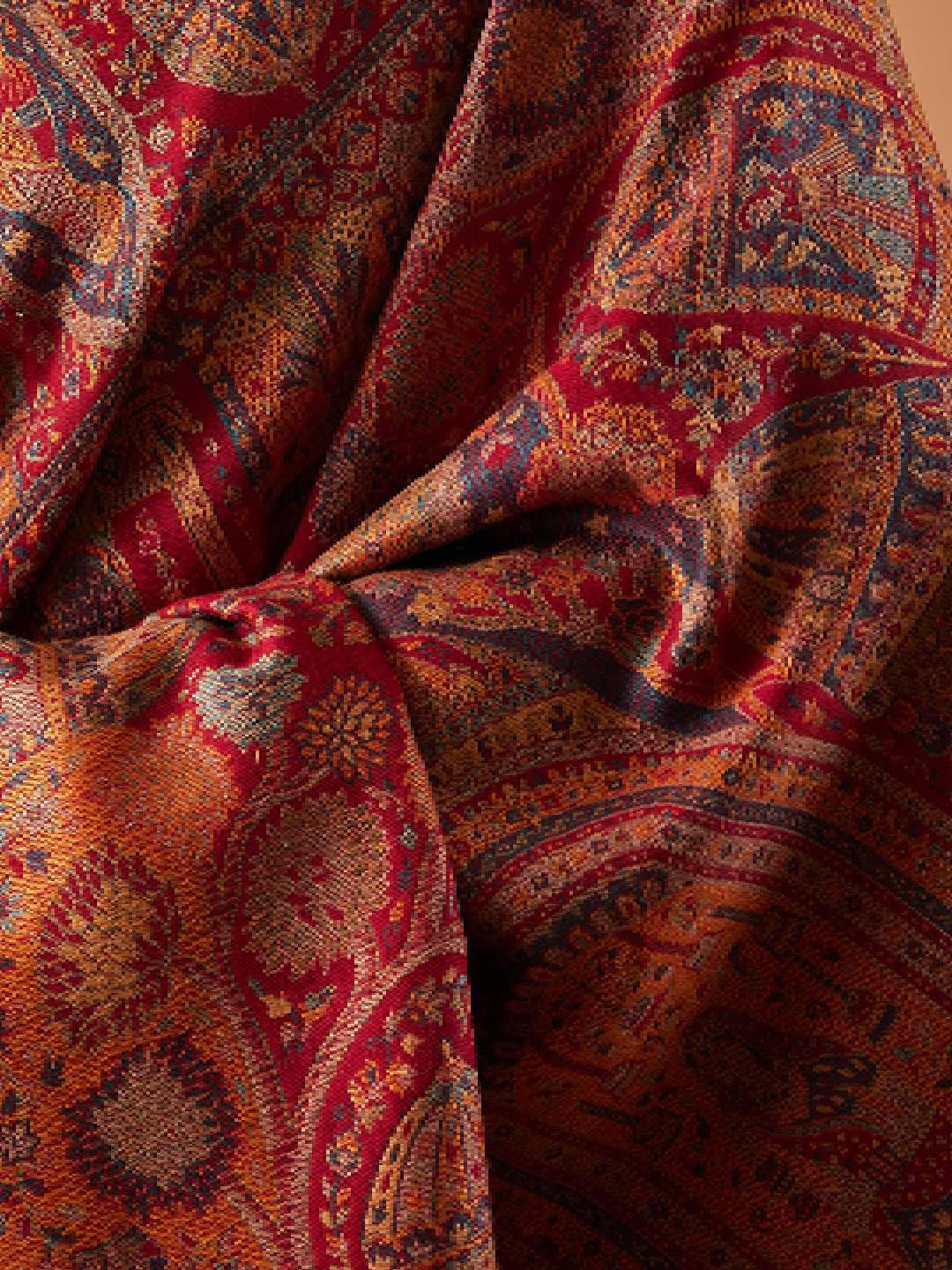 Dhiyona PA Ethnic Motifs Woven Design Shawl
