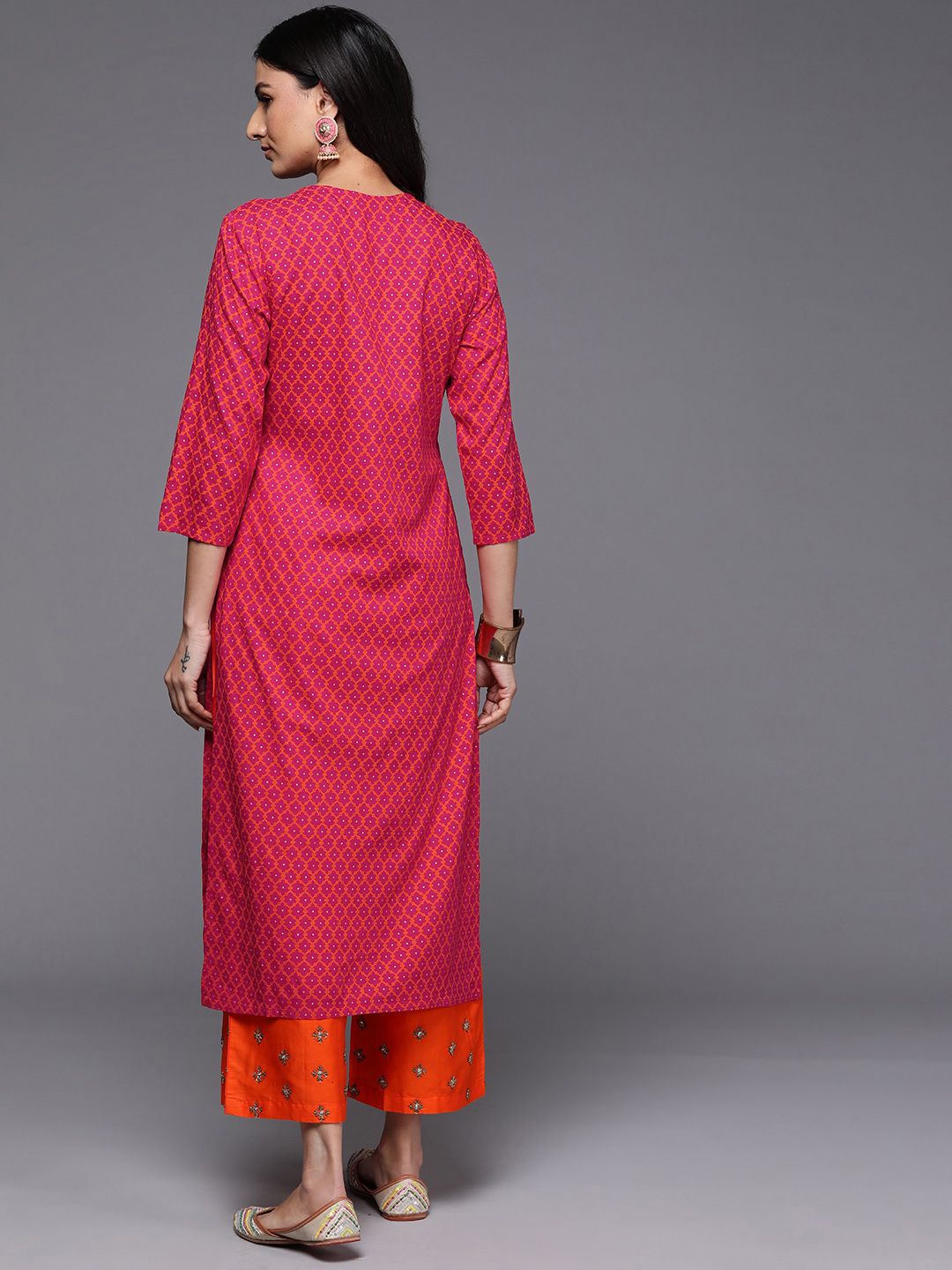 Dhiyona IE Geometric Printed Kurta