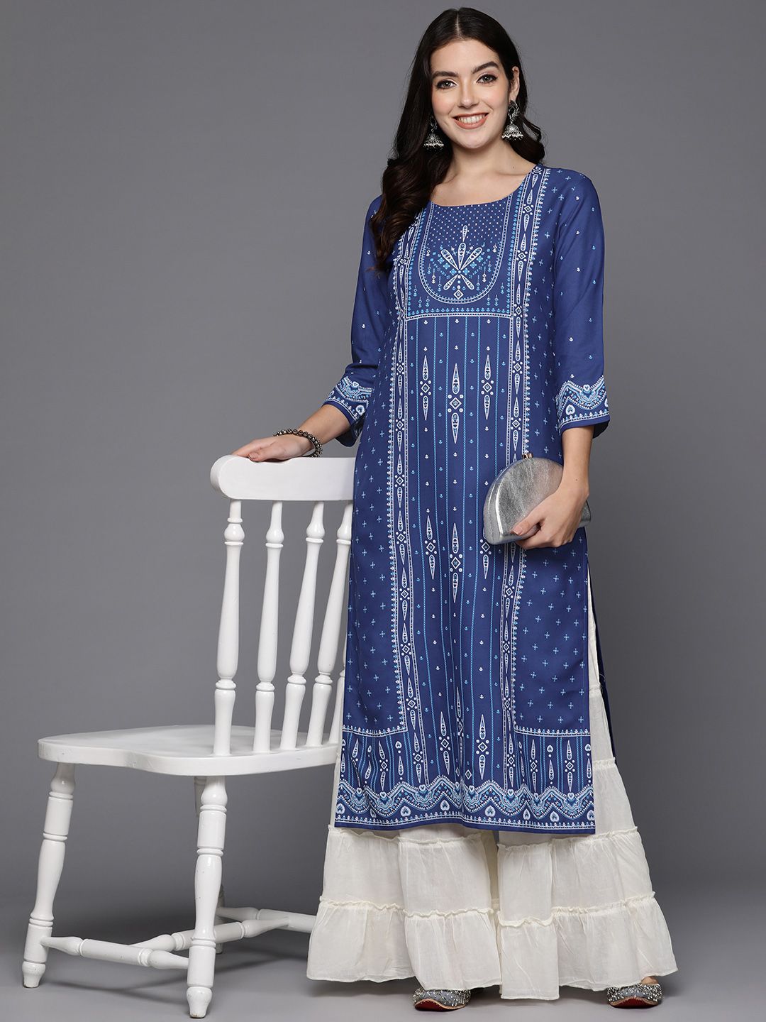 Dhiyona IE Ethnic Motifs Printed Kurta