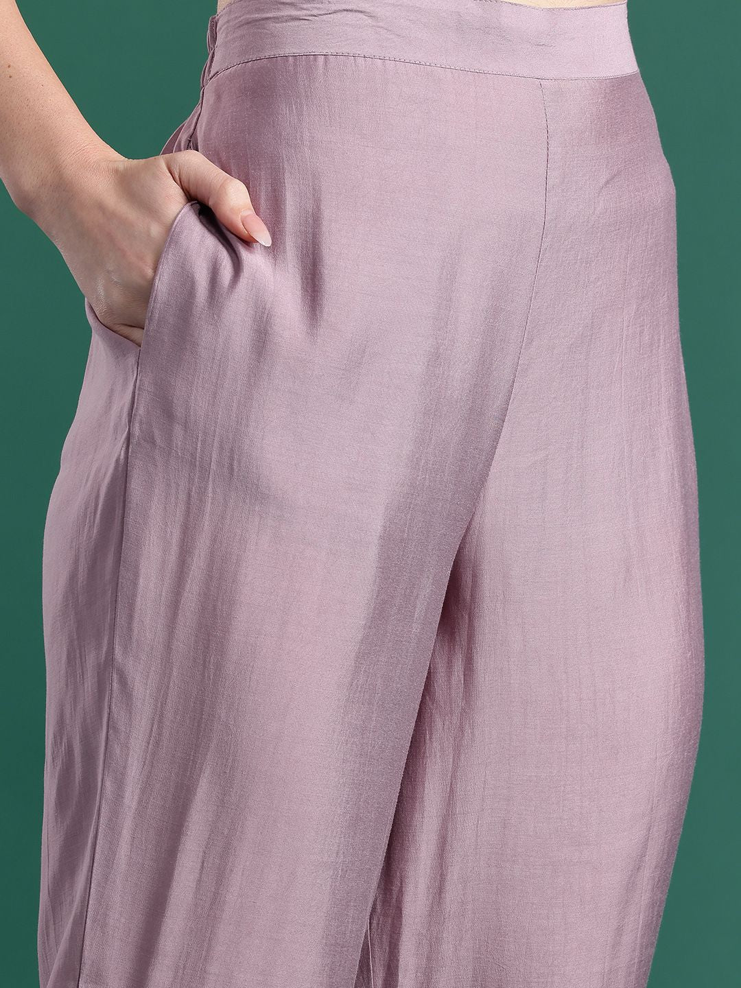 Dhiyona IE Floral Embroidered Kurta with Trousers & Dupatta