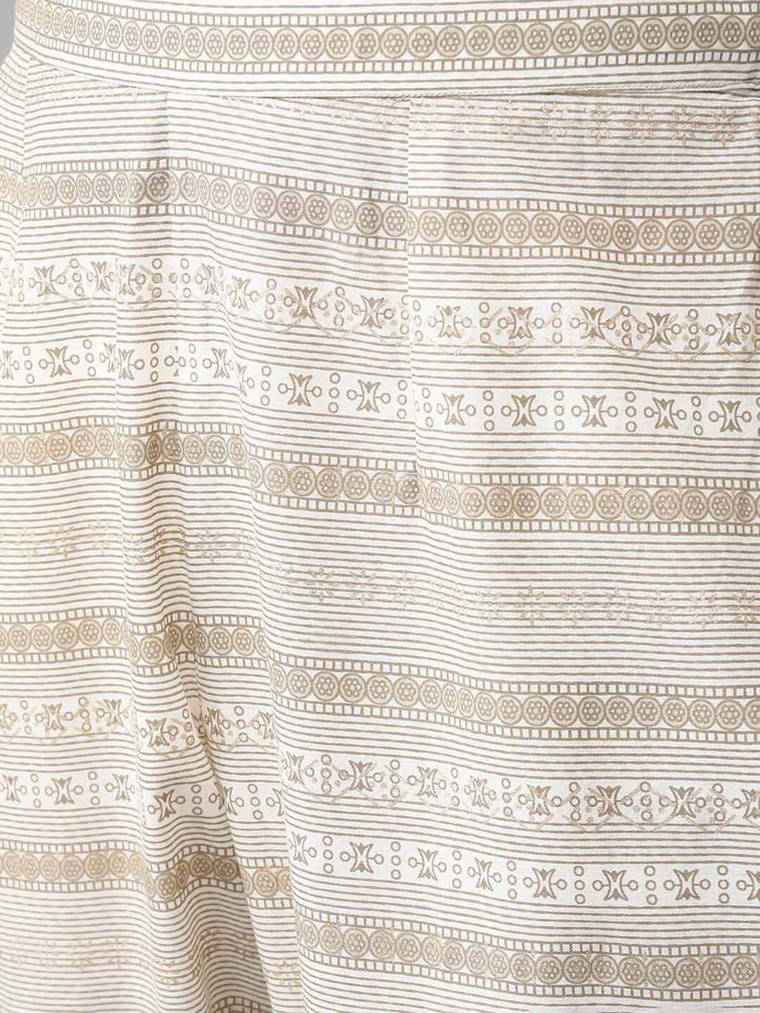 Dhiyona IE Women Printed Shoulder Straps Pure Cotton Top with Trousers