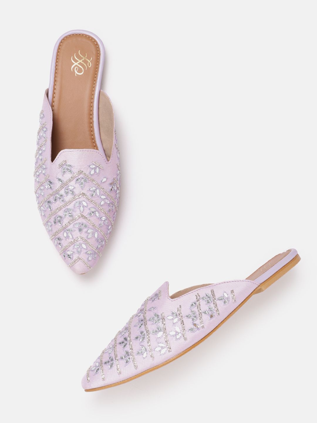 Dhiyona HOP Women Ethnic Embellished Mules