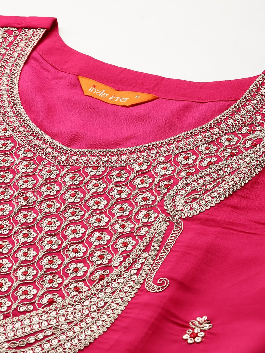 Dhiyona IE Ethnic Motifs Embroidered Kurta with Trousers & Dupatta