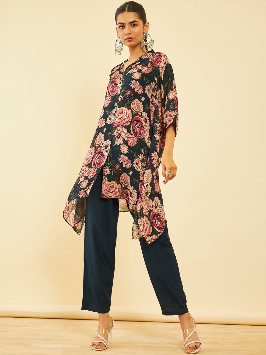 Dhiyona SO Women's Women Floral Printed Kurta Sets
