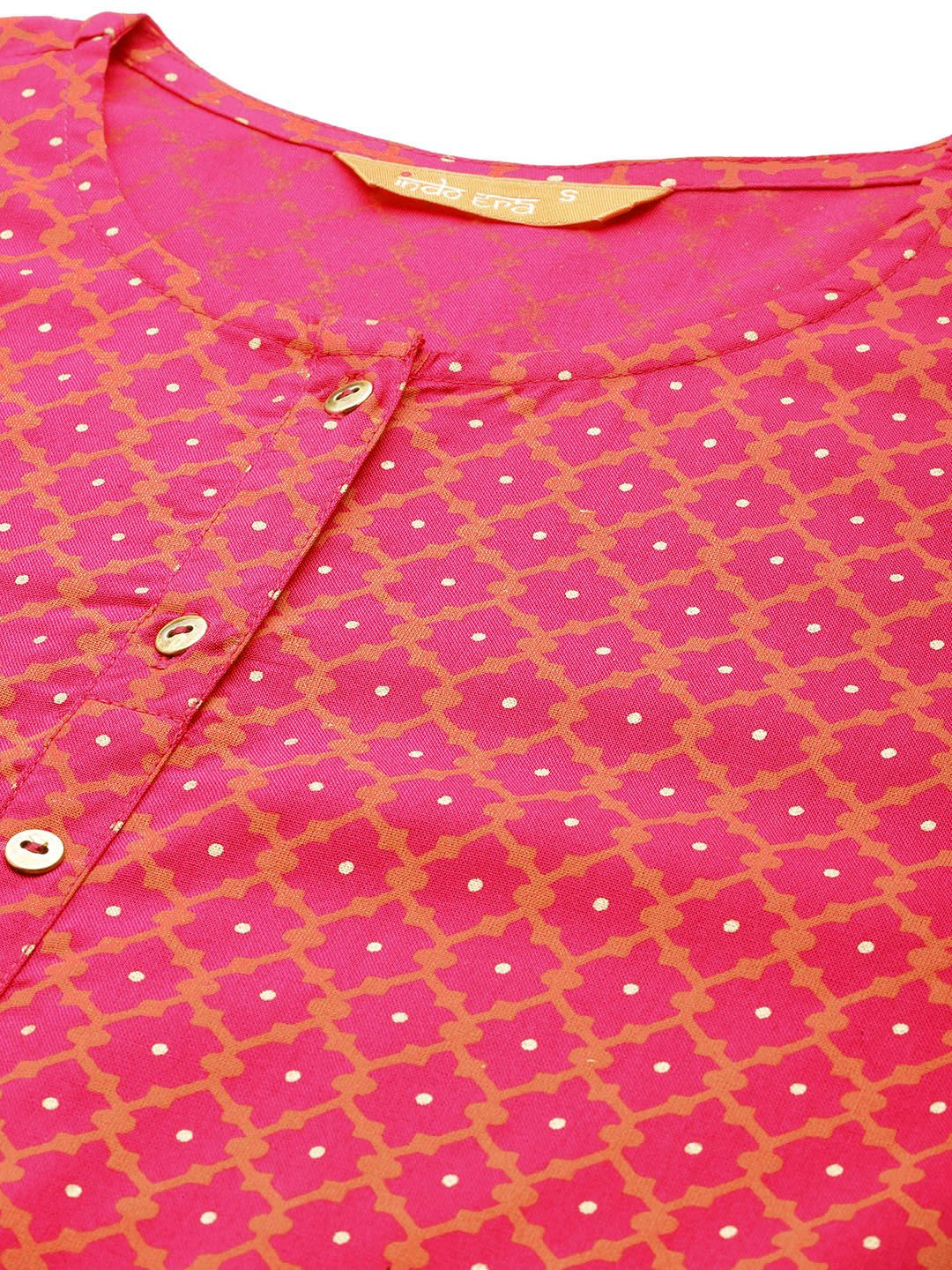 Dhiyona IE Geometric Printed Kurta