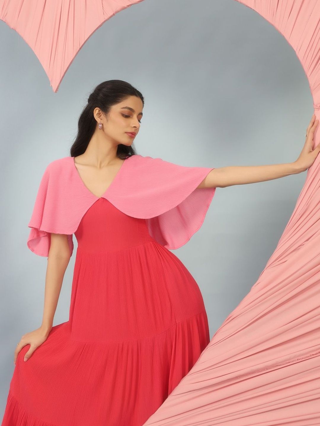 Dhiyona AY Women's Fit & Flared Maxi Ethnic Dresses