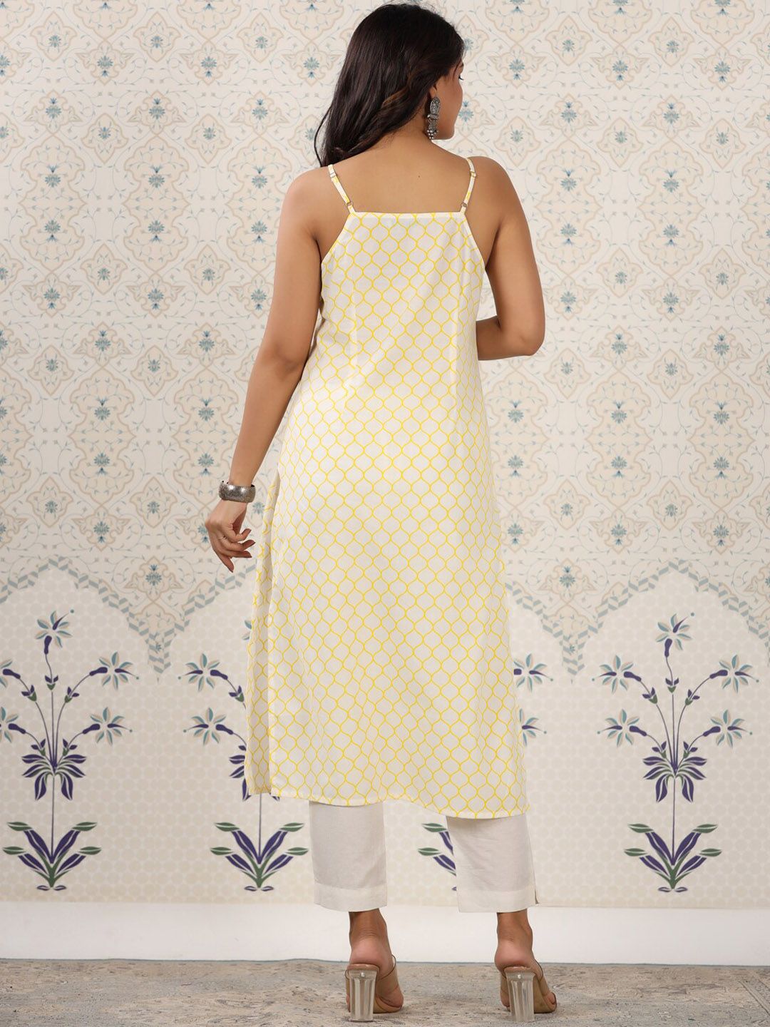 Dhiyona OD Geometric Printed Pure Cotton Kurta
