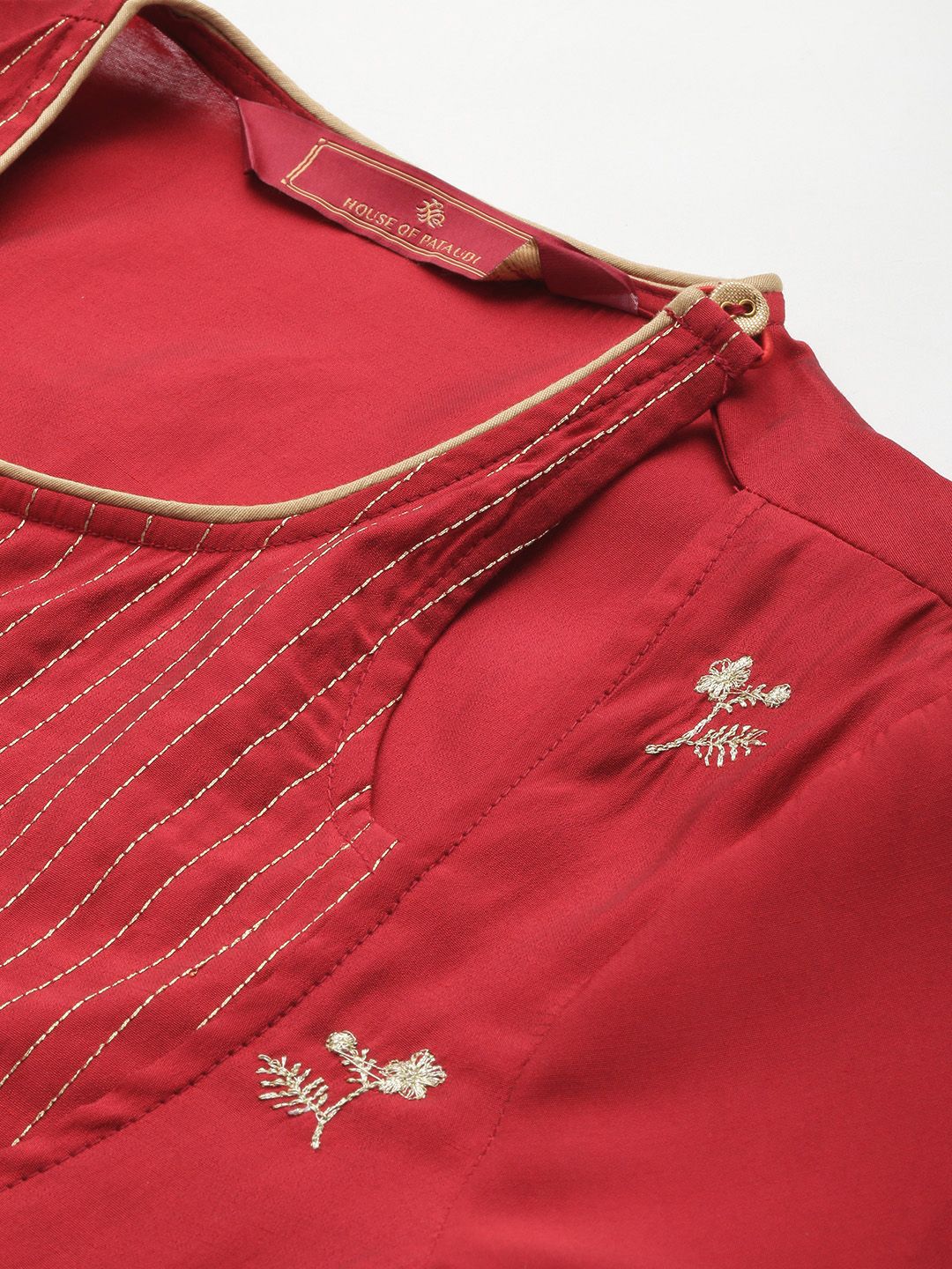 Dhiyona PD Women Yoke Design Thread Work Jashn Kurta & Palazzos With Dupatta