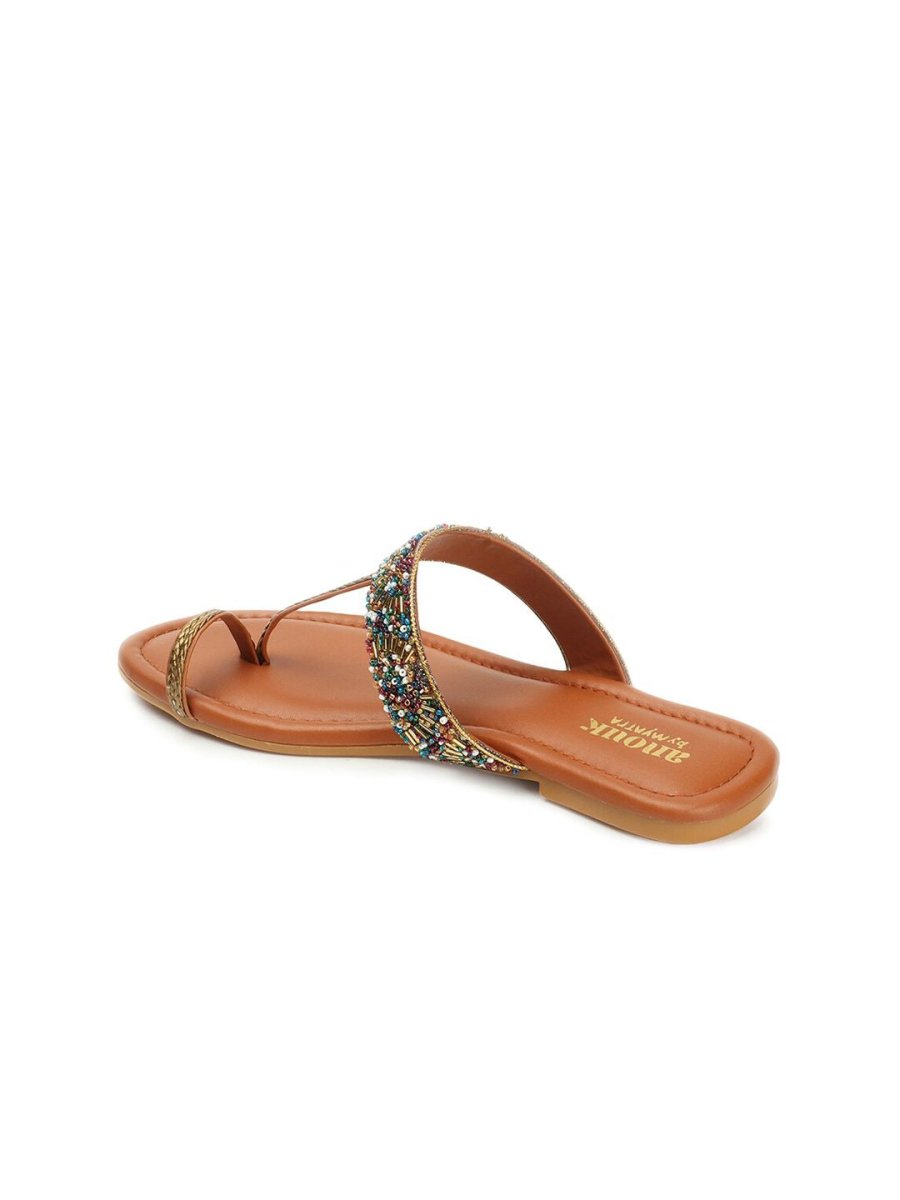 Dhiyona AK Embellished One Toe Flats