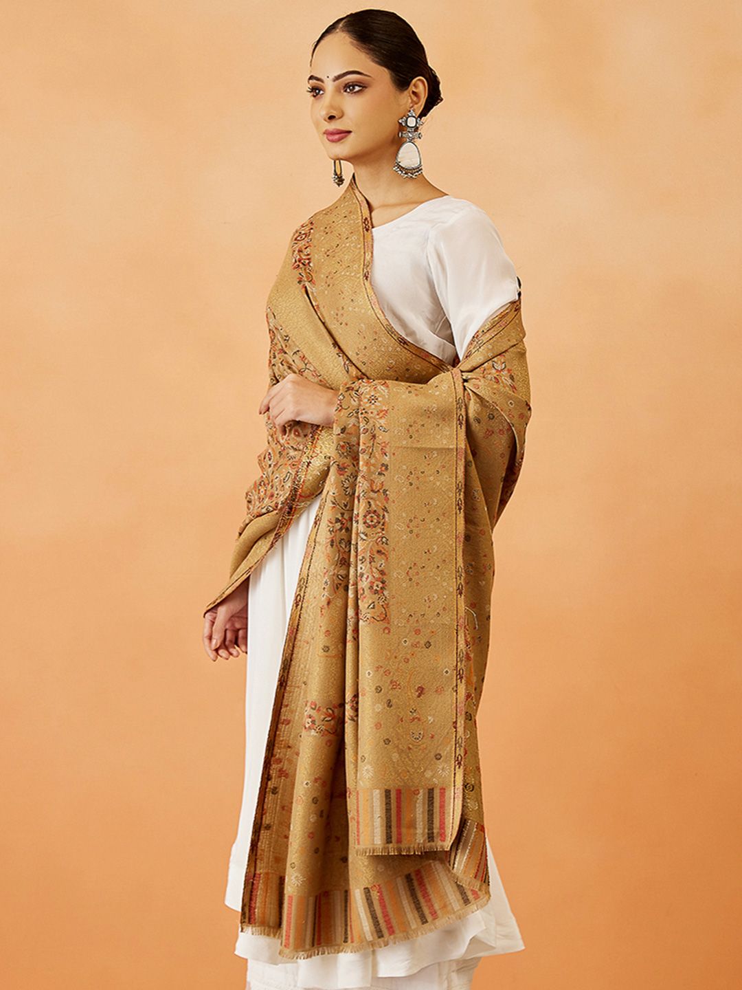 Dhiyona PA Women Paisley Woven Design Shawl