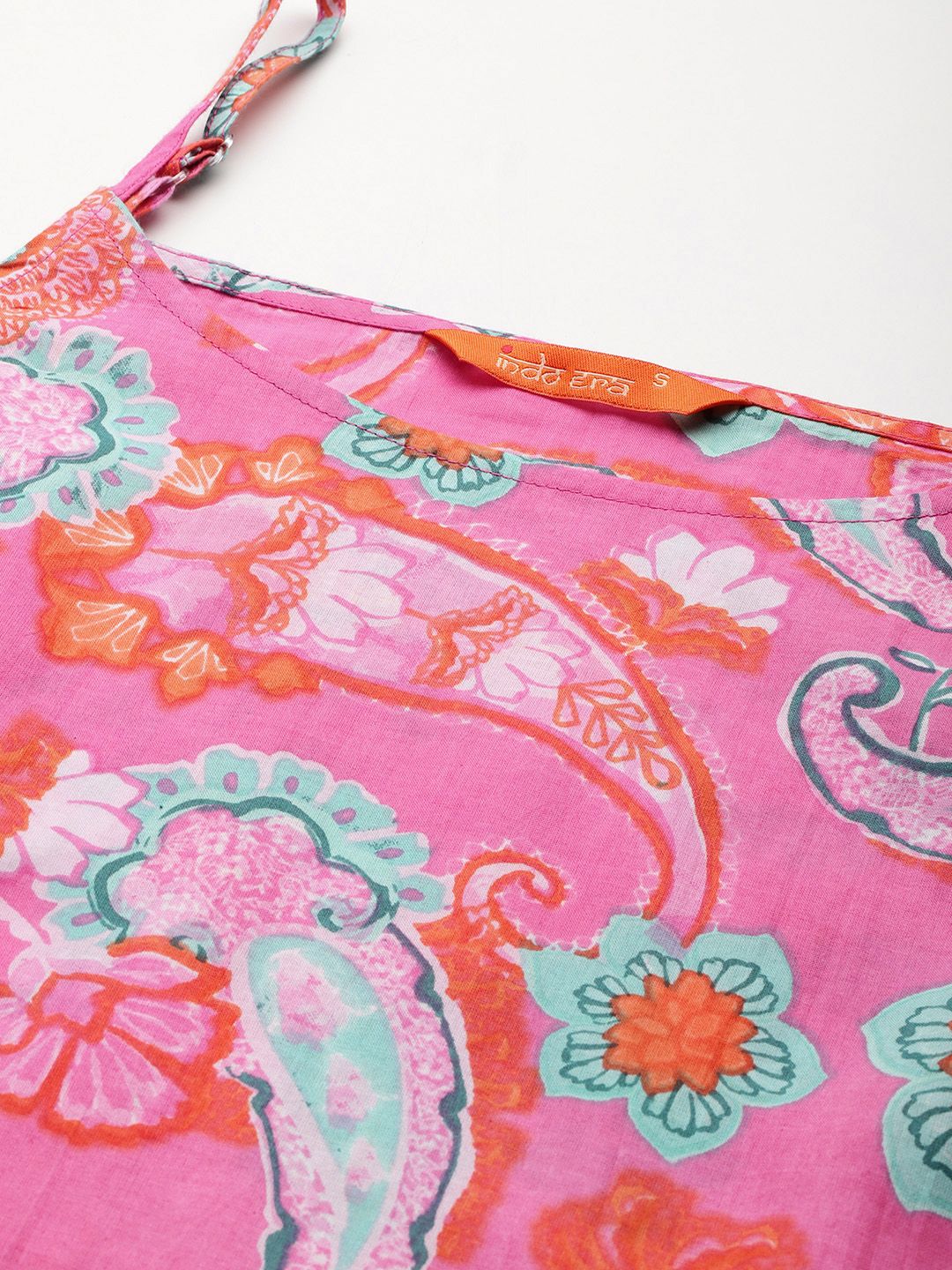 Dhiyona IE Floral Printed Pure Cotton Kurta with Palazzos