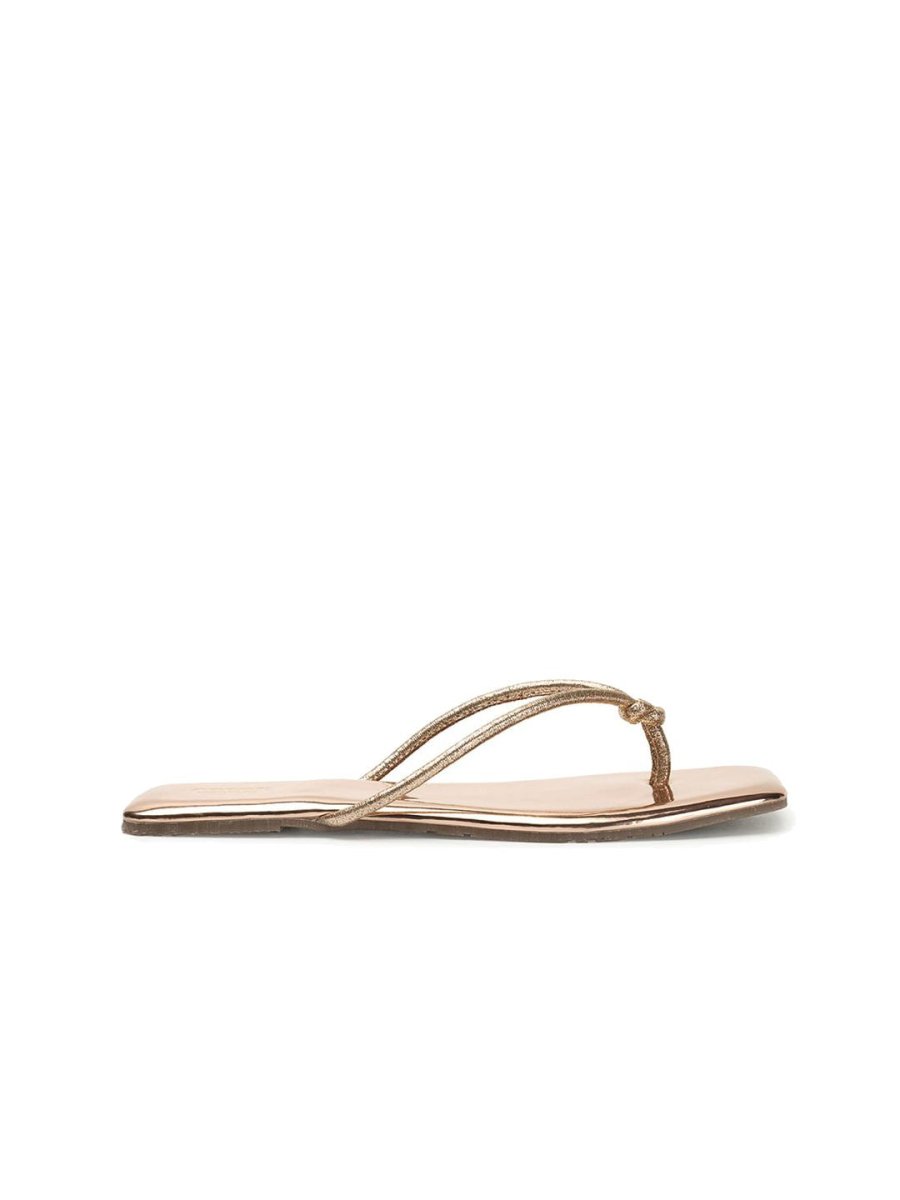 Dhiyona AK Textured Open Toe Flats