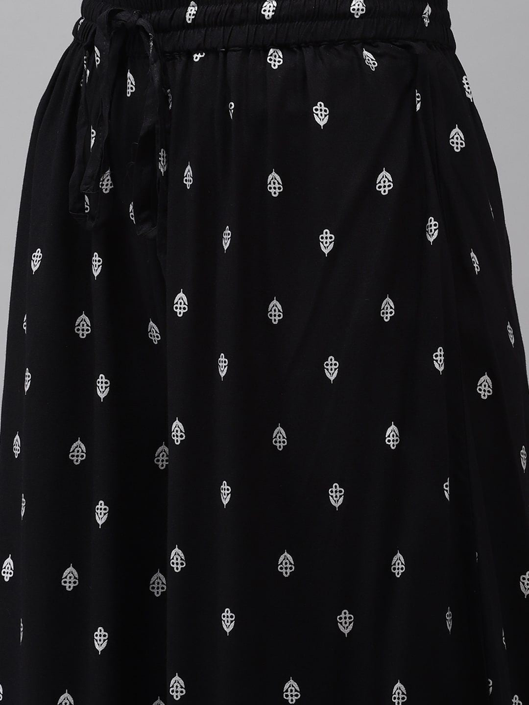 Dhiyona IS Women's Floral Printed Beads and Stones Kurta with Palazzos & With Dupatta