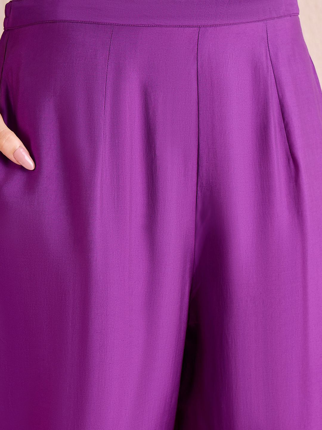 Dhiyona IE Women Ethnic Motifs Embroidered Regular Kurta with Trousers & With Dupatta