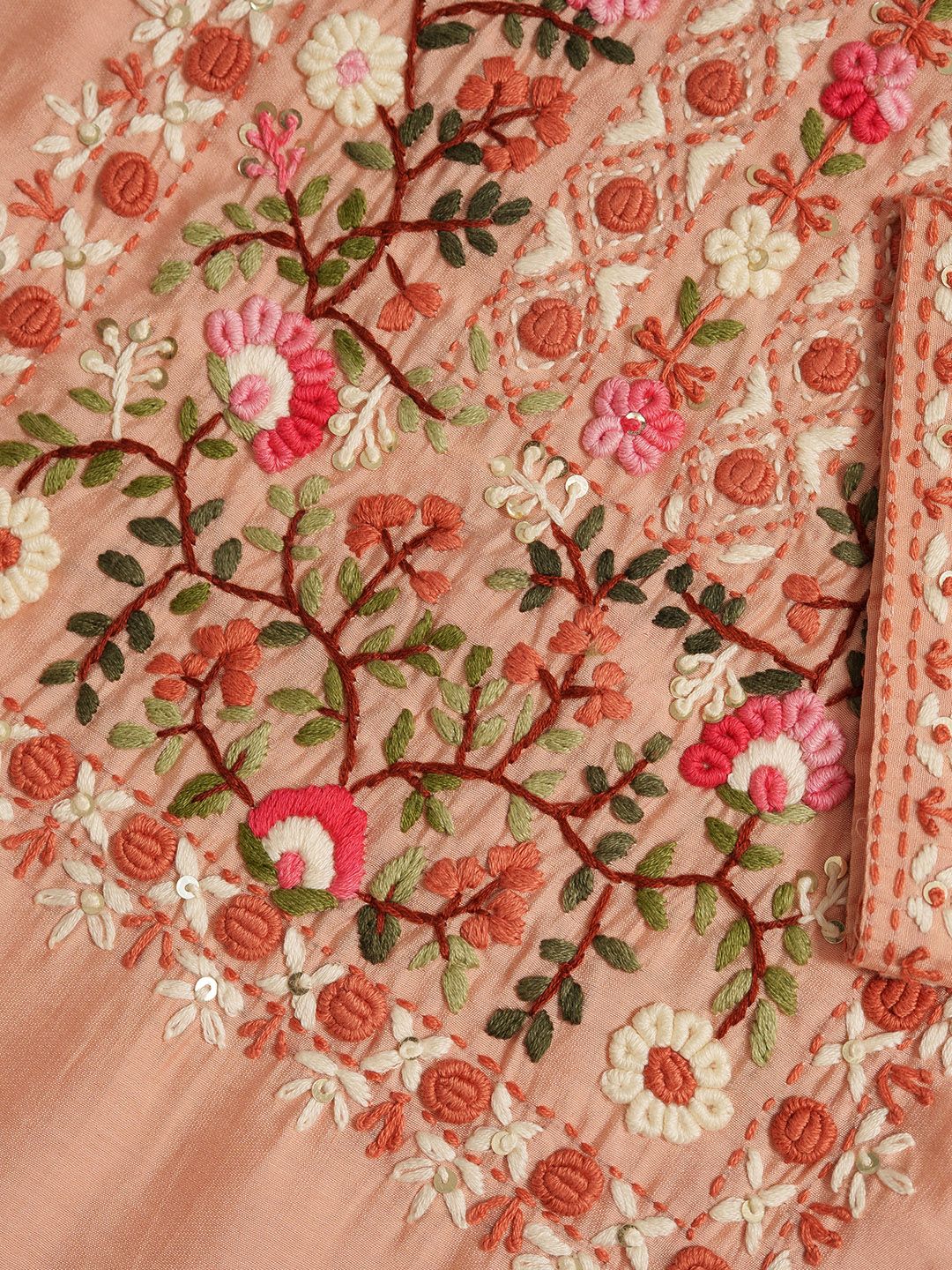 Dhiyona PD Women Ethnic Motifs Embroidered Kurta With Trousers & Dupatta