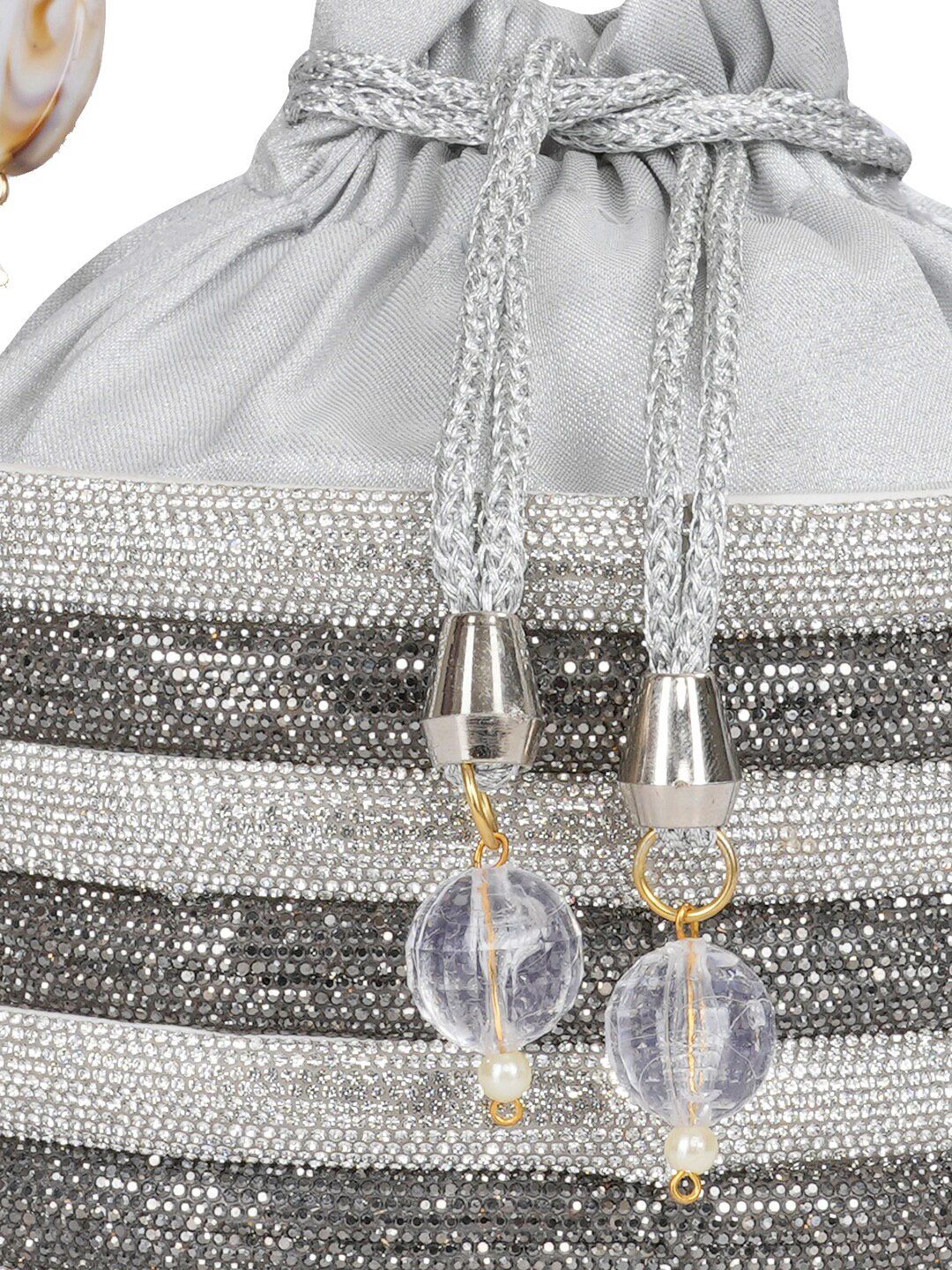 Dhiyona NR Embellished Potli Clutch