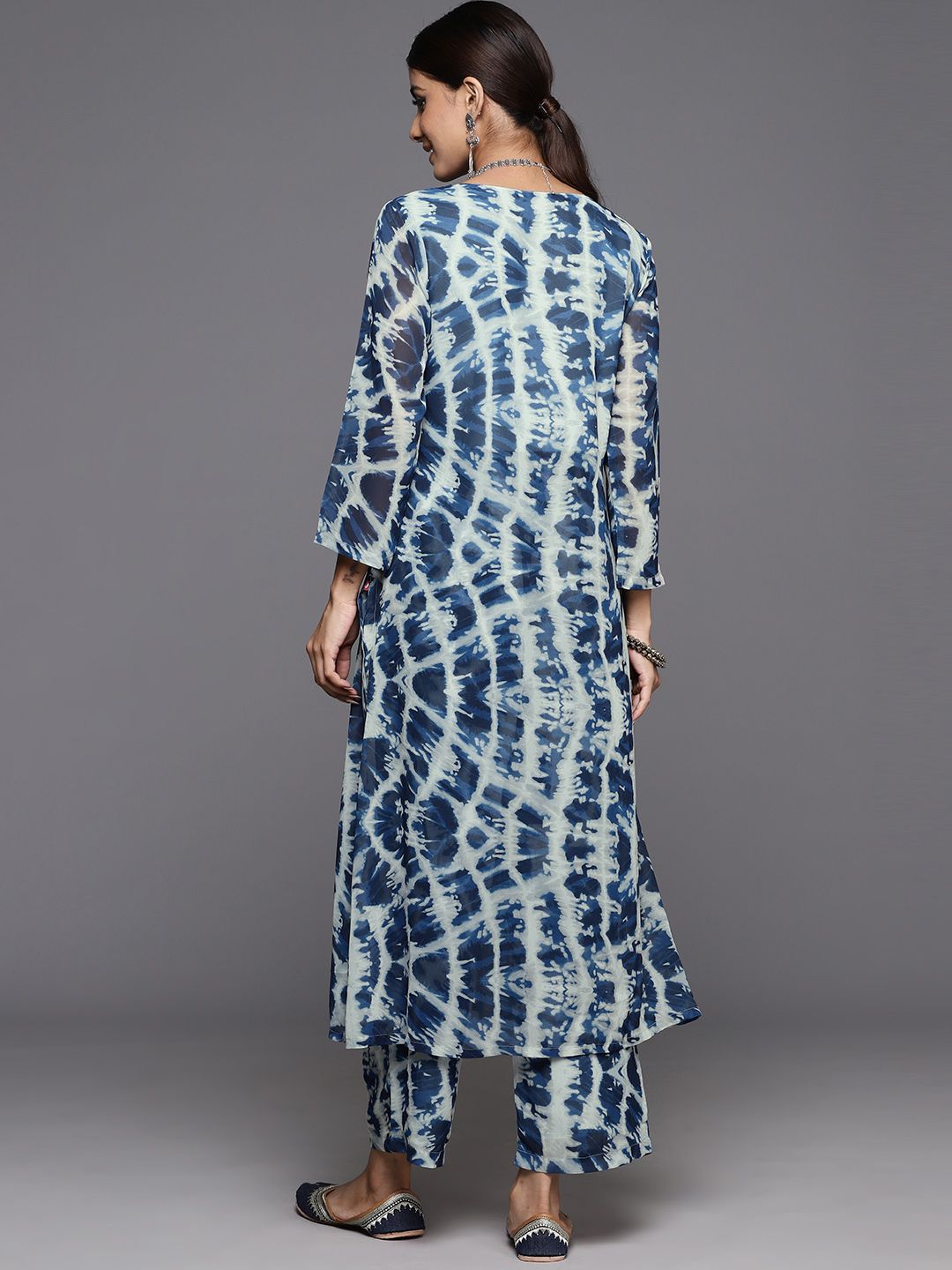 Dhiyona VA Women'sPrinted Empire Kurta with Palazzos