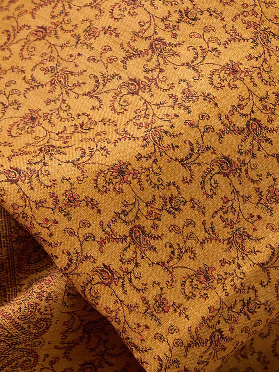 Dhiyona PA Floral Woven Design Woolen Shawl