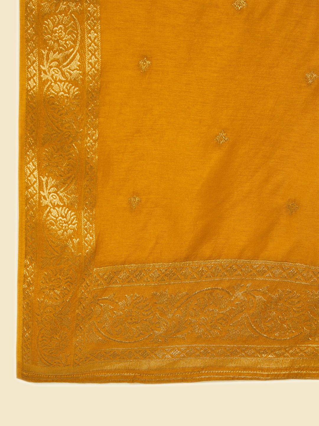 Dhiyona SO Women's Ethnic Motifs Regular Thread Work Kurta With Trousers & Dupatta