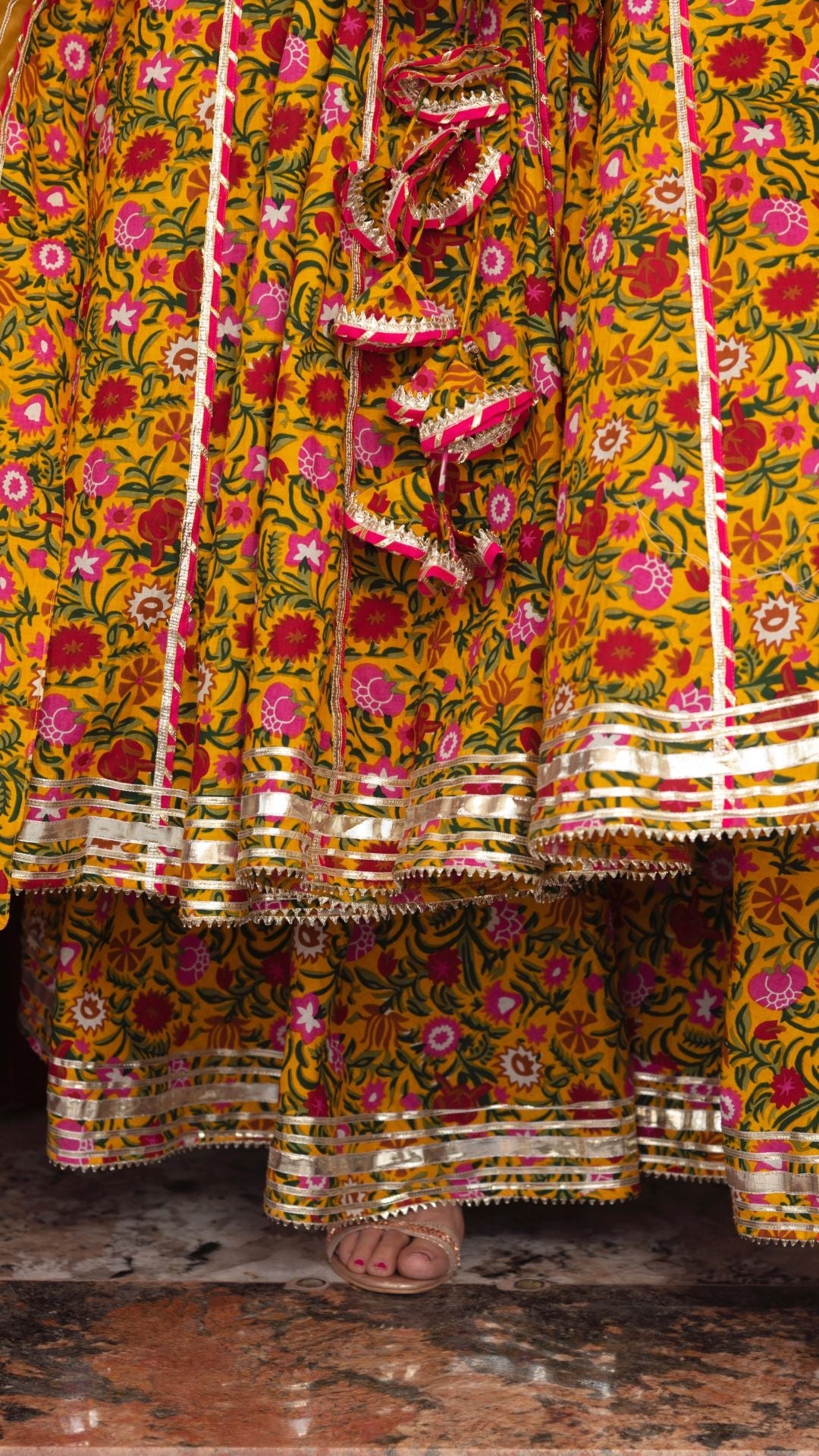 Mastani Cotton Anarkali Plazo Set