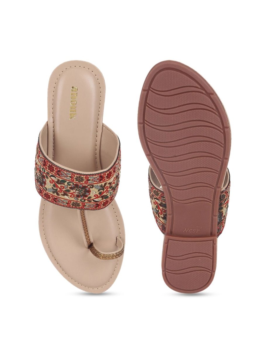 Dhiyona AK Women Embroidered One Toe Flats