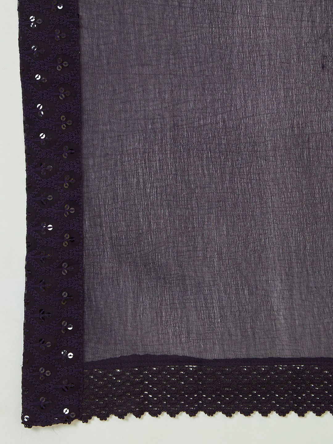 Dhiyona SO Women's Ethnic Motifs Embroidered Pleated Sequinned A-Line Kurta With Palazzos & Dupatta